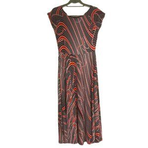 LBisse maxi dress with textured fabric womenβs medium